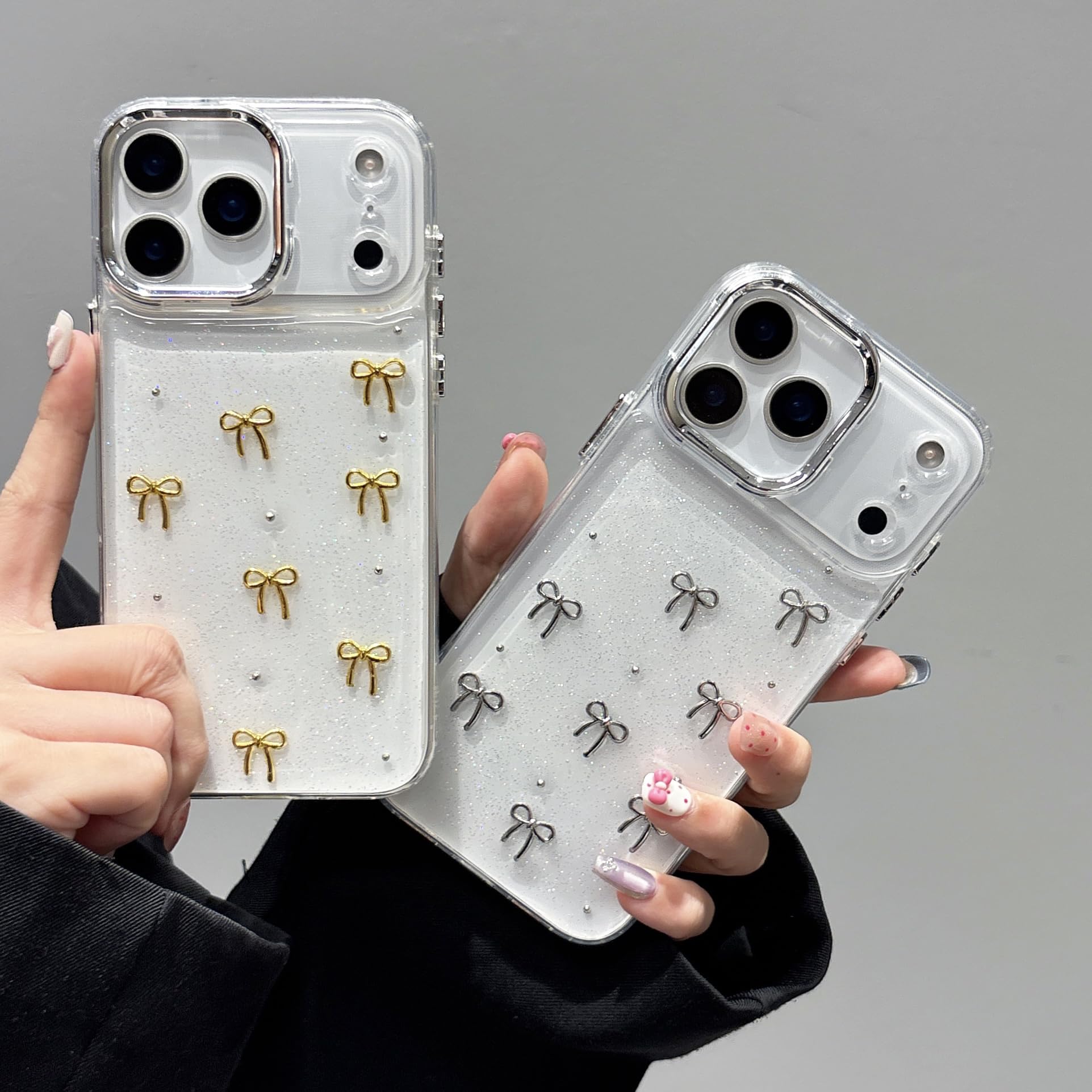 Amazon.co.jp: QLTYPRI iPhone 17 Pro Max 用 ケース クリア シルバー