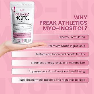 Myo & D Chiro Inositol Powder 106g - Supports Women with PCOS - Promotes Hormonal Balance & Normal Ovarian Function