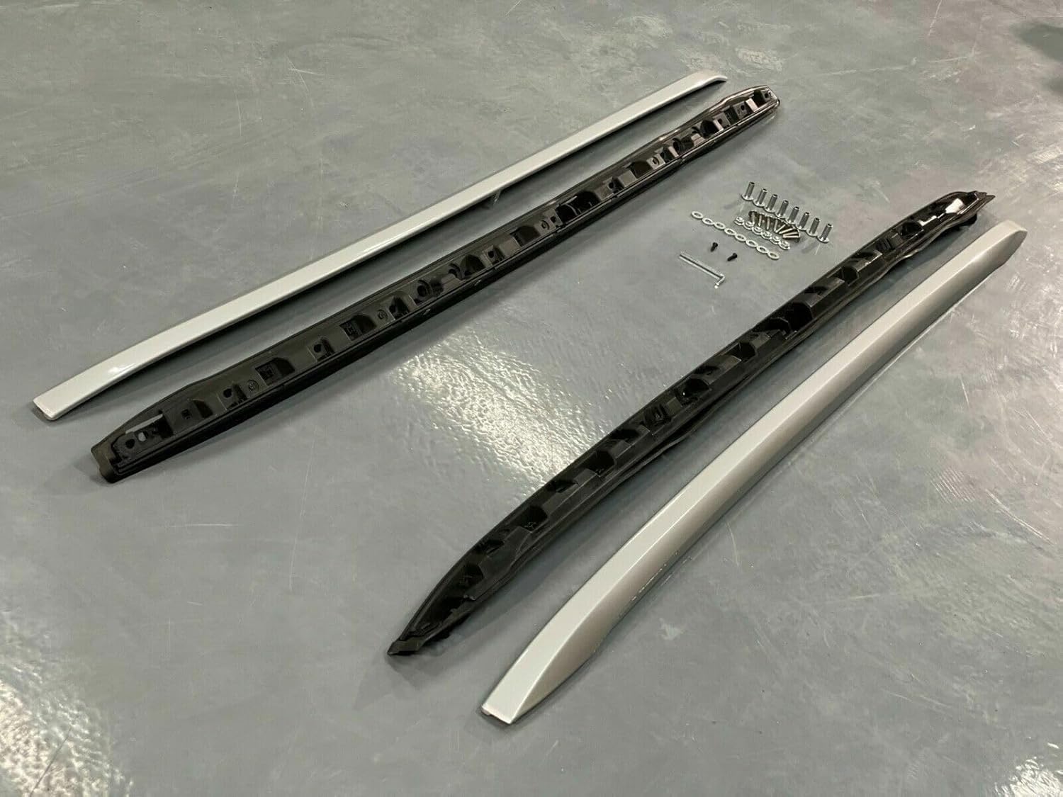 4Pcs roof Rails Crossbar Fits for 2014 2015 2016 2017 2018 2019 2020 2021 Acura MDX Roof Side Rail Rack Cross Bars Crossbars Cargo