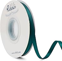 Vista 93 de Ribbli - Cinta de satén roja de doble cara, 1 pulgada x 25 yardas, cinta de tela para uso en ramo de lazos, envoltura de regalo de Navidad, arreglo