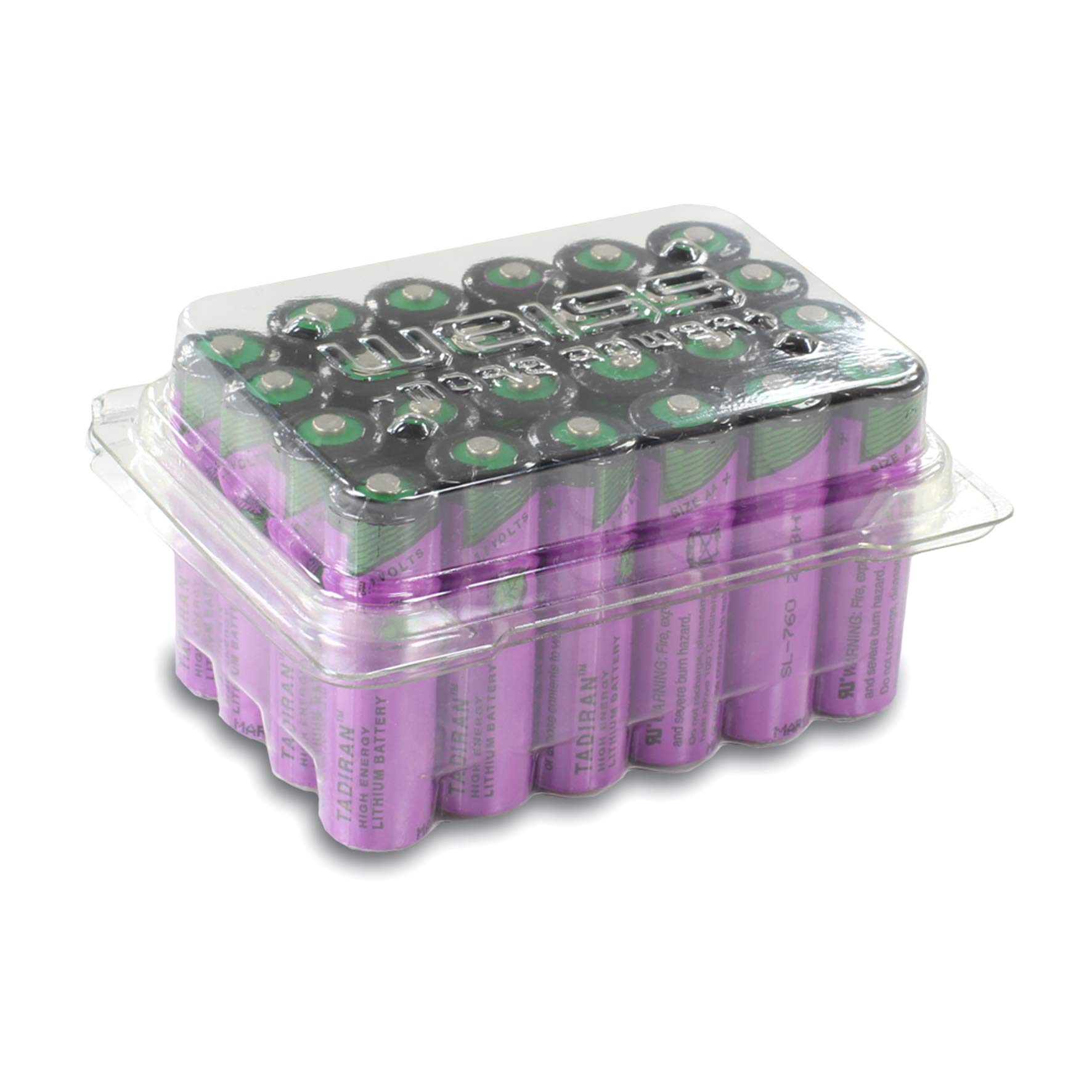 Tadiran SL-760/S Lot de 24 Piles inorganiques au Lithium Type AA Blanc