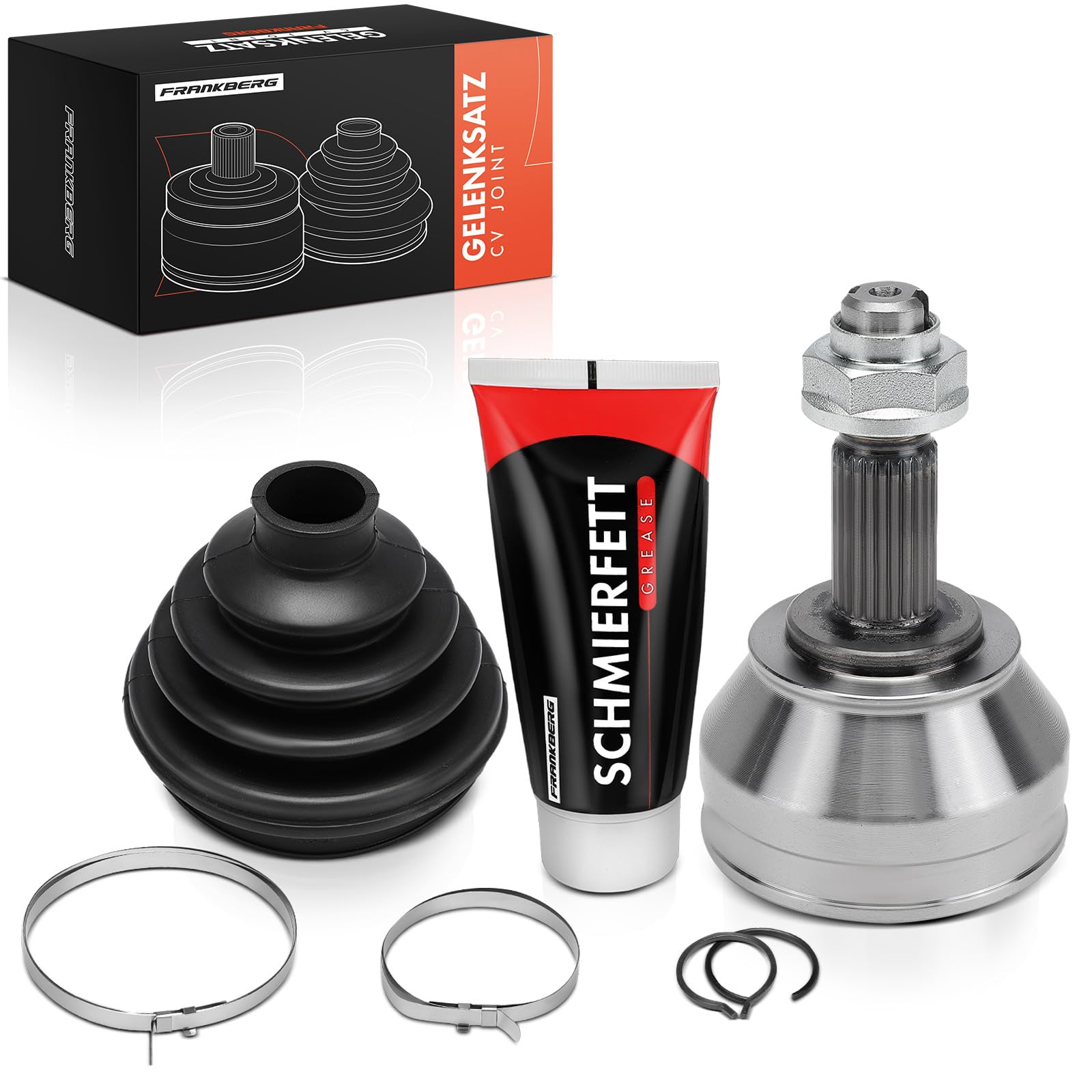 Frankberg Kit de junta homocinética lado de la rueda eje delantero | Compatible con: 147.937