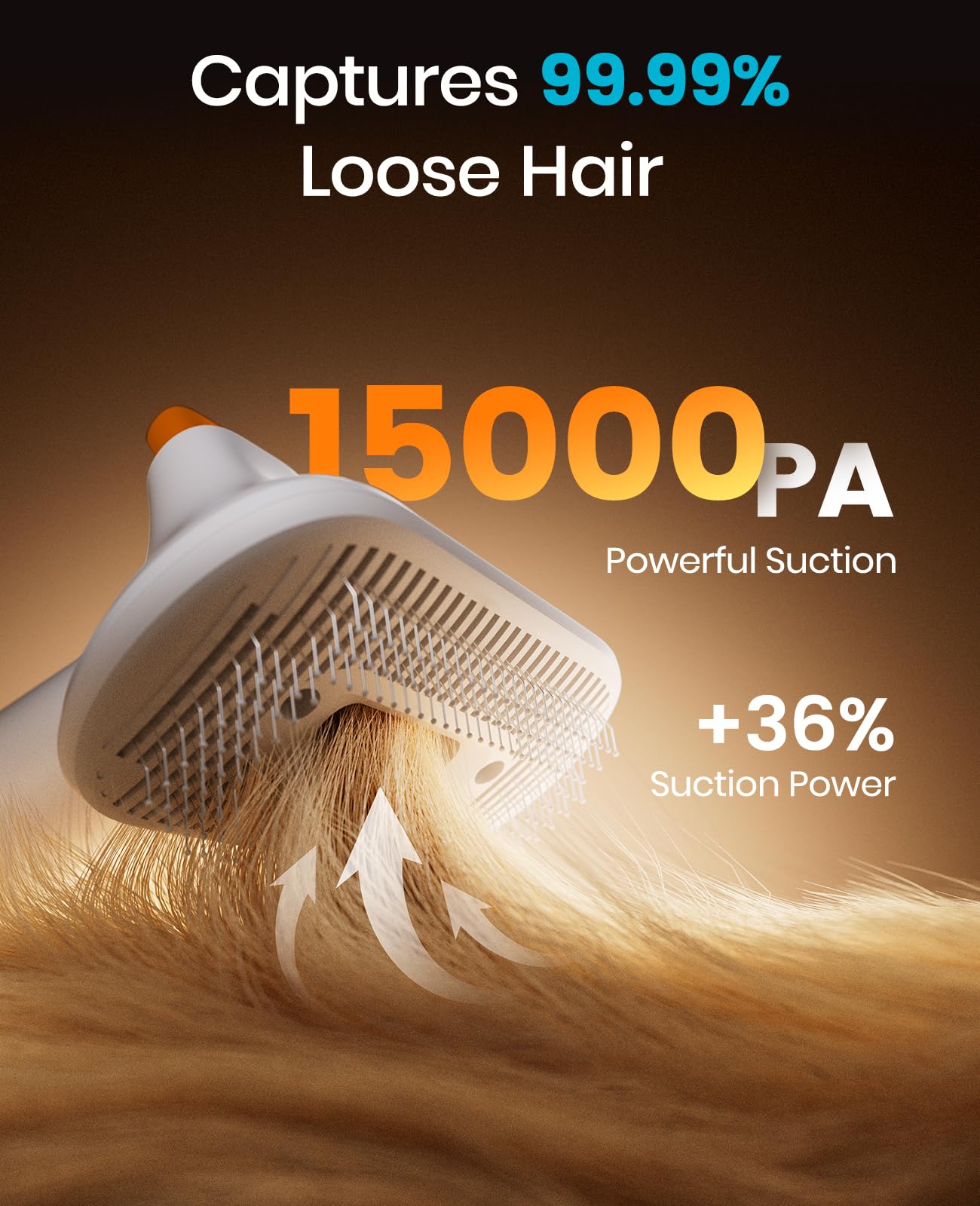 oneisall Dog Grooming Vacuum - Clippers & 15000Pa -2