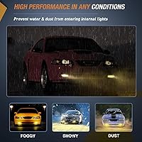 Vista 104 de Nilight Conjunto de luces antiniebla compatible con Ford Focus SVT 2002 2003 2004 2005 2006 Ford Focus SVT 2005-2007 Ford Escape 2003-2004 Ford