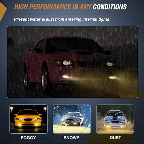 Vista 104 de Nilight Conjunto de luces antiniebla compatible con Ford Focus SVT 2002 2003 2004 2005 2006 Ford Focus SVT 2005-2007 Ford Escape 2003-2004 Ford Ford