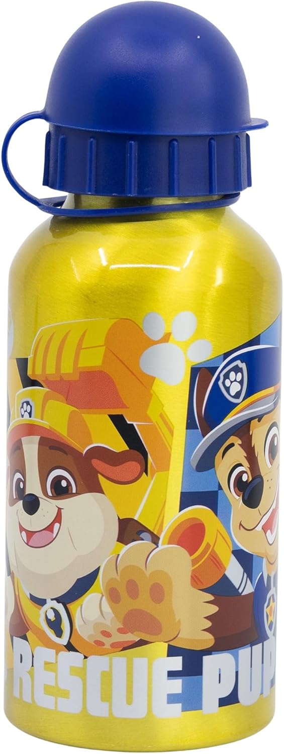 Stor Reusable Aluminium Bottle DE 400 ml | Paw Patrol Boy Rescue Pups