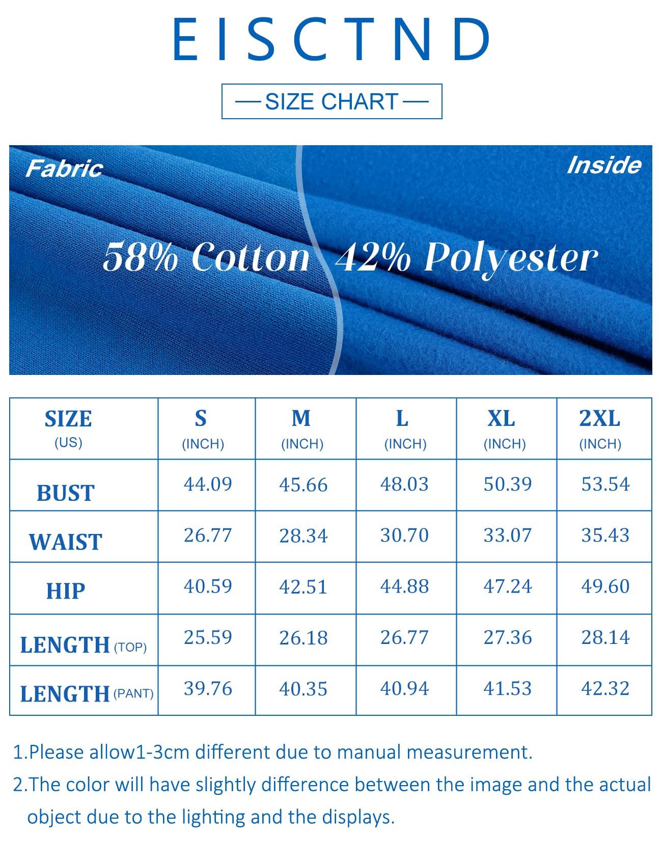 Eisctnd Conjunto de sudadera de forro polar de 2 piezas para mujer, sudadera de manga larga, pantalones deportivos, conjunto de chándal para otoño 2025