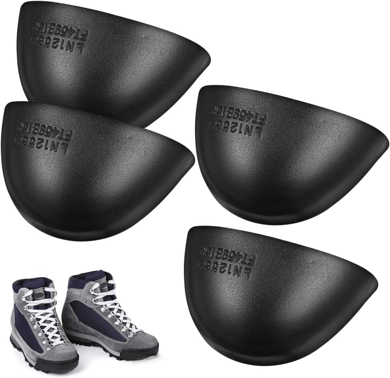 Tofficu 8pairs Toe Covers for Work Shoes Toe Protectors for Safety Guards Easy to Install for Men Wear-resistant and Fit