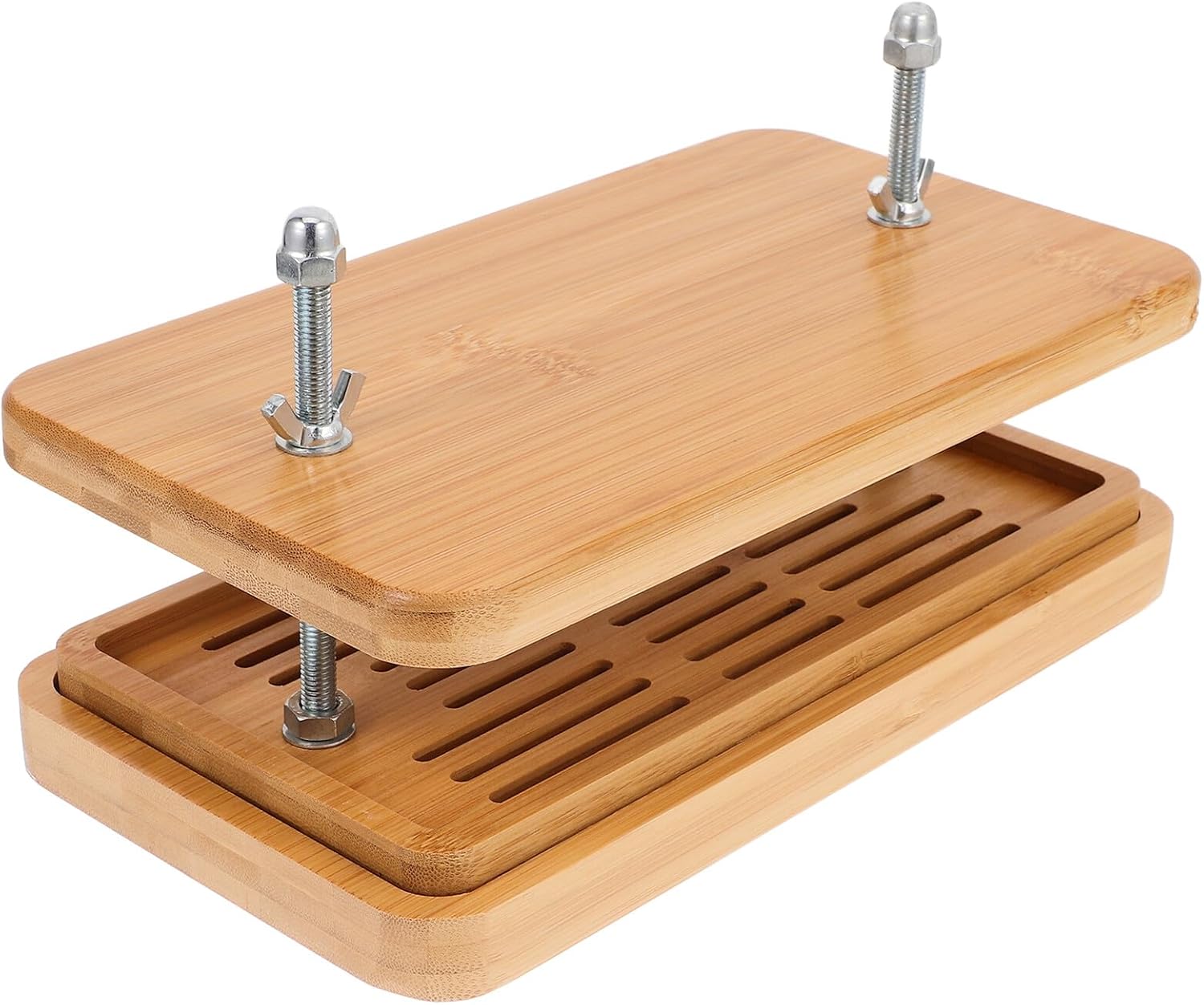 Toyvian Tofu Press Mold with 3-layer Drip Tray 26x15cm Home Tofu Maker Food Strainer for Kitchen Soybean Curd Pressing