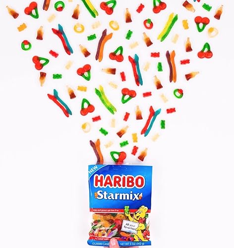 Miniatura 5 de HARIBO Gummi Candy, Starmix, bolsa de 8 onzas (paquete de 10)