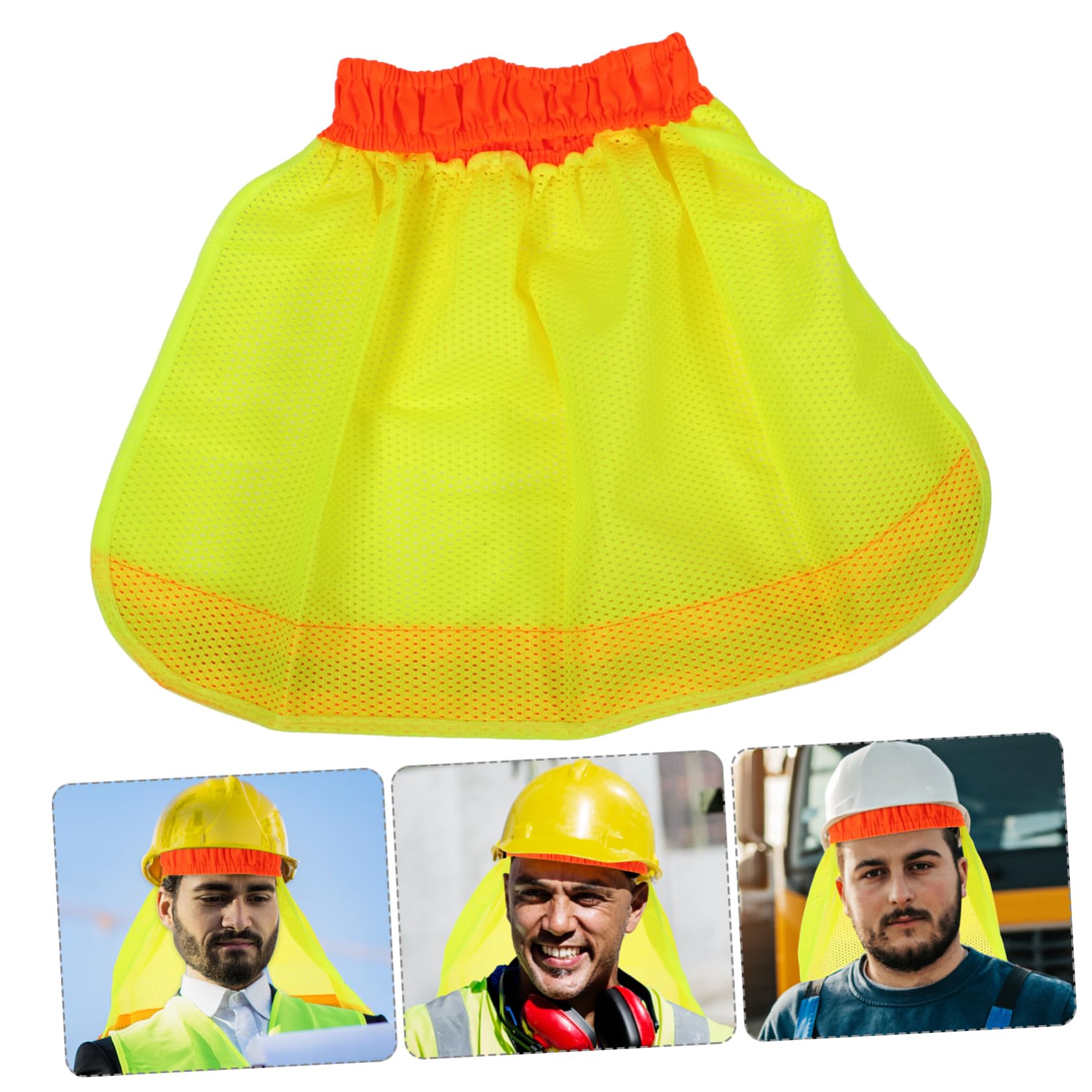 SHINEOFI Casco Di Sicurezza Riflettente Ombrelloni Cappello Di Protezione Solare Visibilità Cappello A Maglia Intera Cappello A Rete Da Sole Visiera Casco Da Sole Bordo Alto