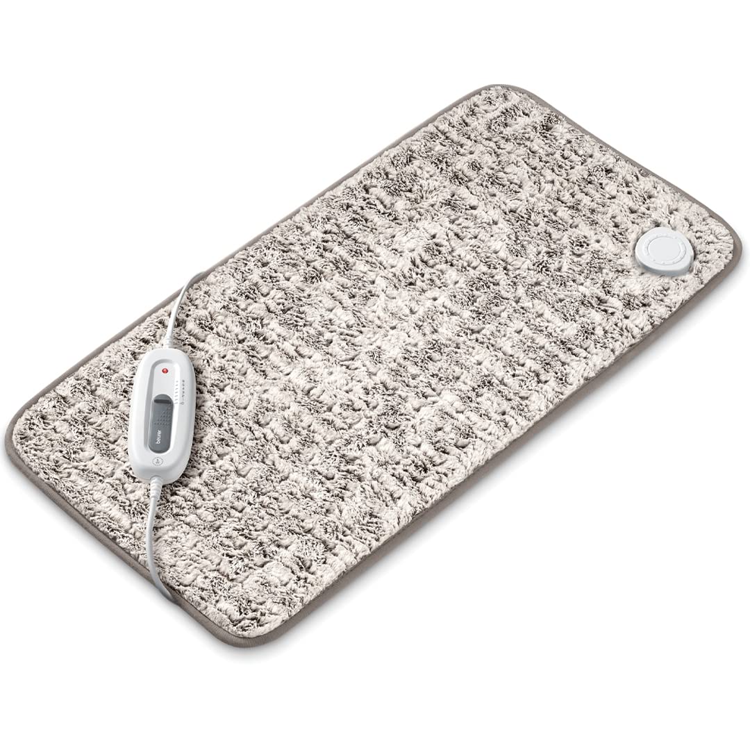 UHP26N Microplush Heating Pad for Back Pain Relief, Machine Washable Fabric with Auto Shut Off, Electric Heating Pad for Cramps and Sore Muscles, Machine Washable with Adjustable Strap