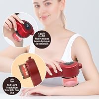Fanximan Elektromos Köpölyöző Készülék Vörös Fény Terápiával - 2 Üzemmód, 6 Köpölyöző Fej, 12 Szívóerősség, Gua Sha Masszázs 5