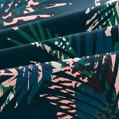 Miniatura 3 de DragonBtu Bedding Duvet Cover Set Tropical Leave Quilt Cover Soft Bedding Sets 3 Piece with 2 Pillow Shams for Women Men