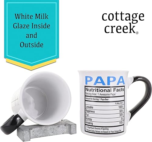 Miniatura 4 de Cottage Creek Taza de Nana Papa, regalos de Nana Papa, juego de tazas de 2 piezas para abuela y papá, anuncio de embarazo para abuelos, tazas de