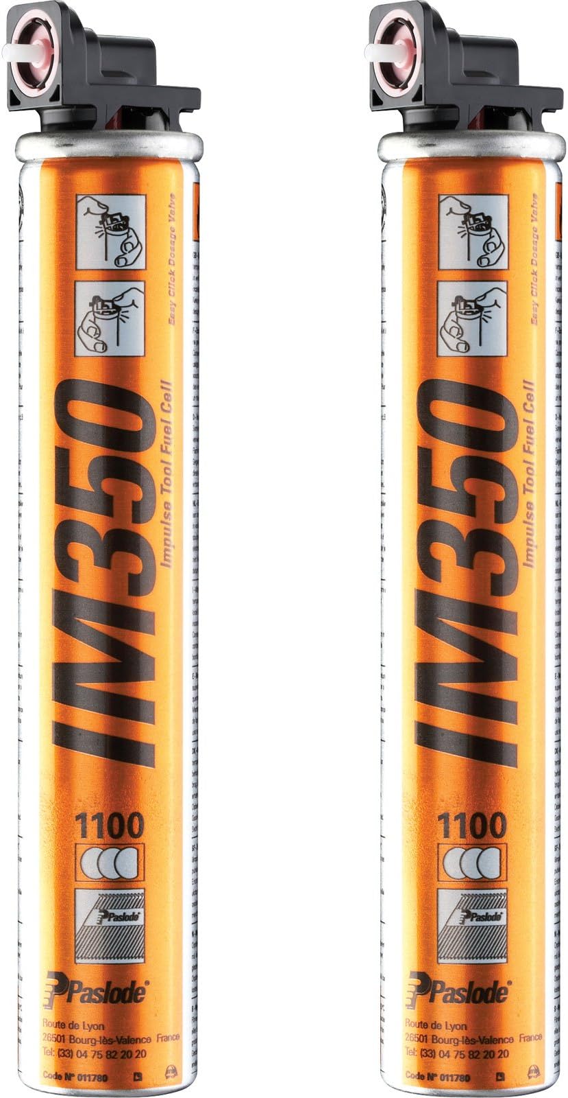 Advanced Paslode Standard Pink Gas Fuel Cell (Pack of 2) for IM350 Nail Guns --