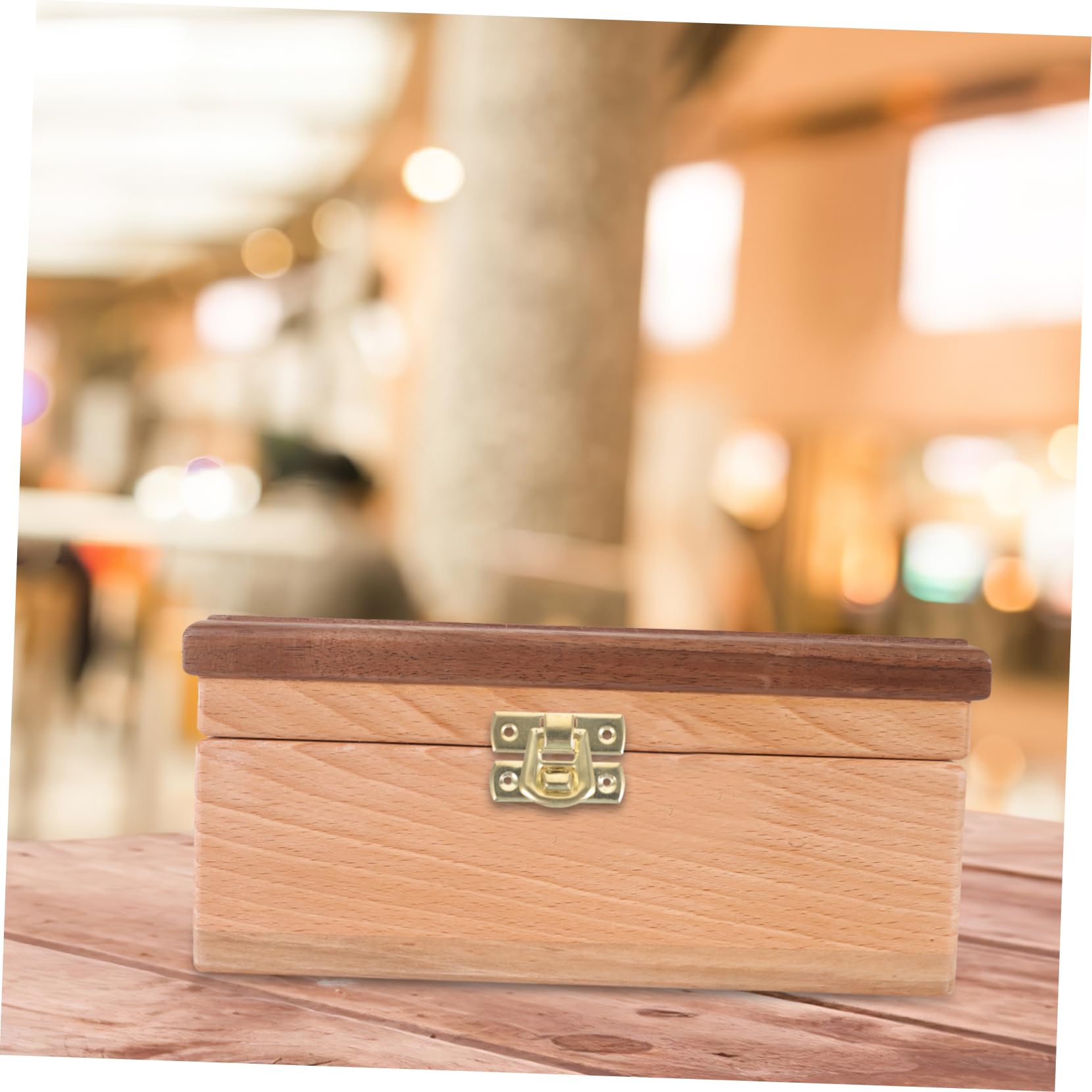 IWOWHERO 10 Pcs Box Hasp Lock Metal Hasp Latch Zinc Alloy Golden Boxes Buckle Jewelry Boxes