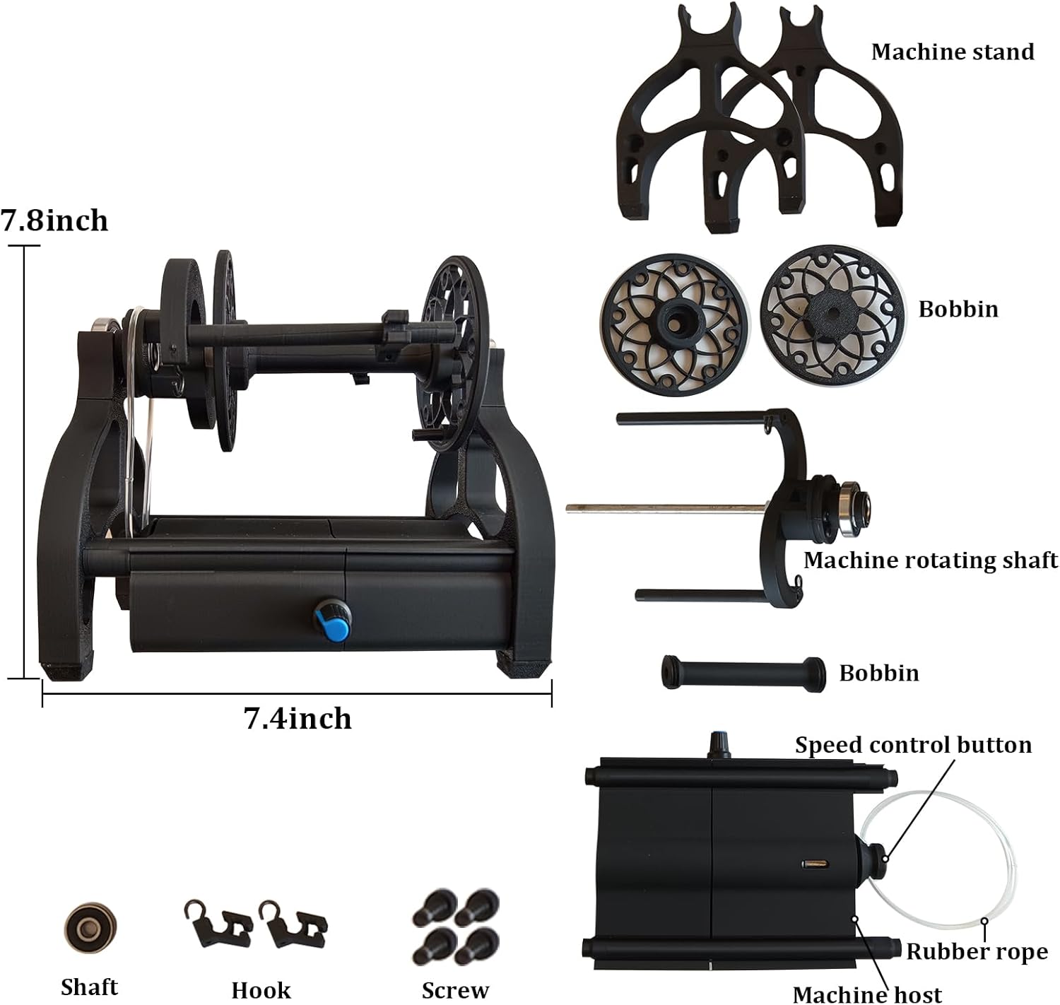 Spinning Wheel Wool Electric Spinning Wheel Wool Kit Household Mini Spinning Wheel Wool