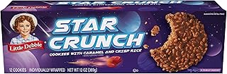 Little Debbie Star Crunch 12 Individually Wrapped Cookies, Chocolate, Caramel and Fudge, 13 Oz