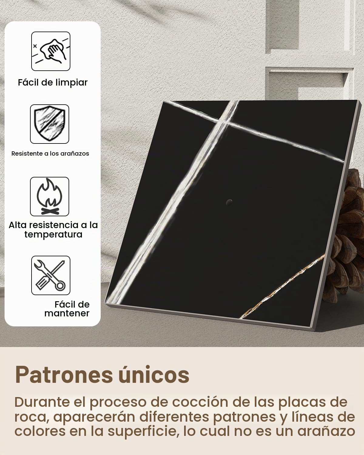 Perchero de Pie, Colgador Doble Columna Ropa, 30x30x176 cm, Negro | Perchas Independientes Con Placa Inferior de Roca Gruesa, para Colgar Abrigos, Sombreros, para Recibidores de Entrada