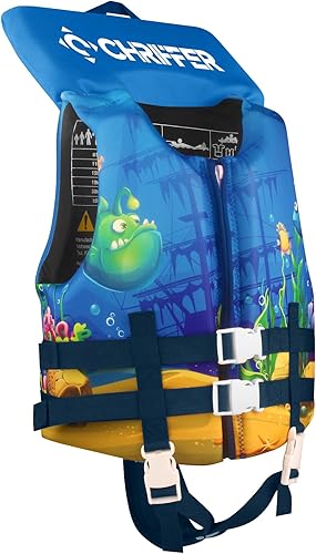 Miniatura 8 de Chriffer Kids Swim Vest Life Jacket for 20-70 Pounds Boys and Girls, Zipper Style Easy On and Off, Floatation Life Jacket for 2, 3, 4, 5, 6, 7, 8
