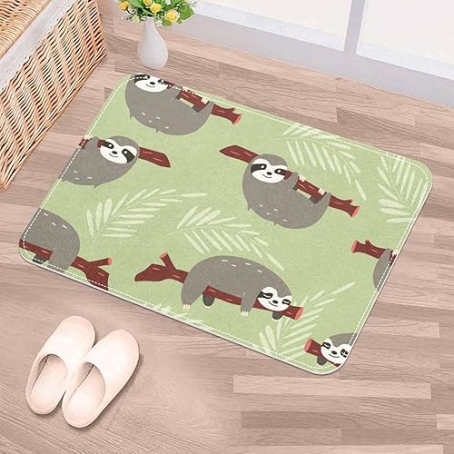 Miniatura 2 de Alfombras de área para dormitorio, sala de estar, alfombra lavable para interiores o exteriores, dibujos animados de animales perezosos
