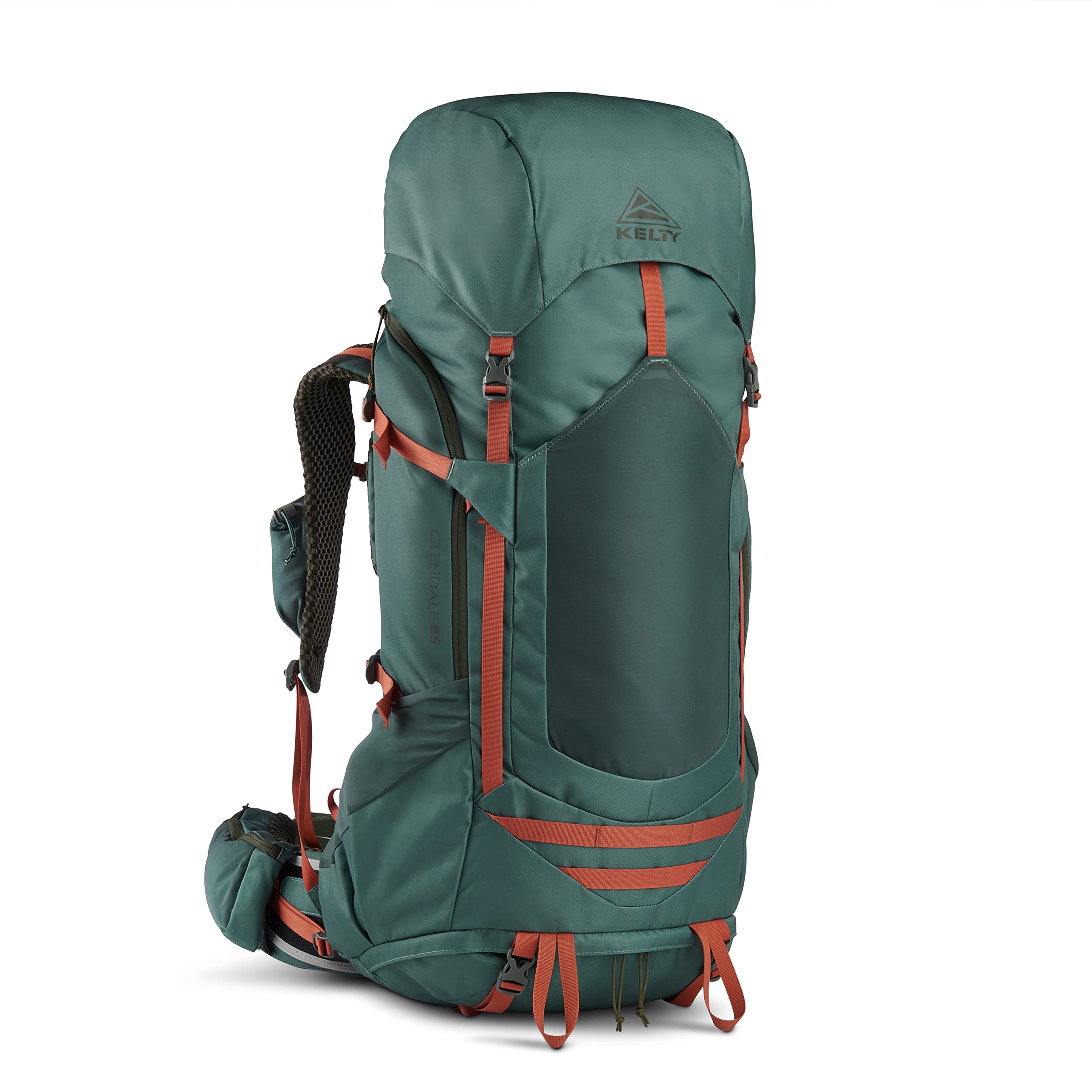 Kelty Glendale 65L – 105L Multi-day Backpacking Thru Hiking Pack, Adjustable Suspension, Customized Fit (Duck Green, 85L)