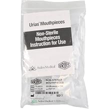 Urias Pressure Splint Inflation Accessories, Mouthpieces, 100/Pack REF 75-000-0
