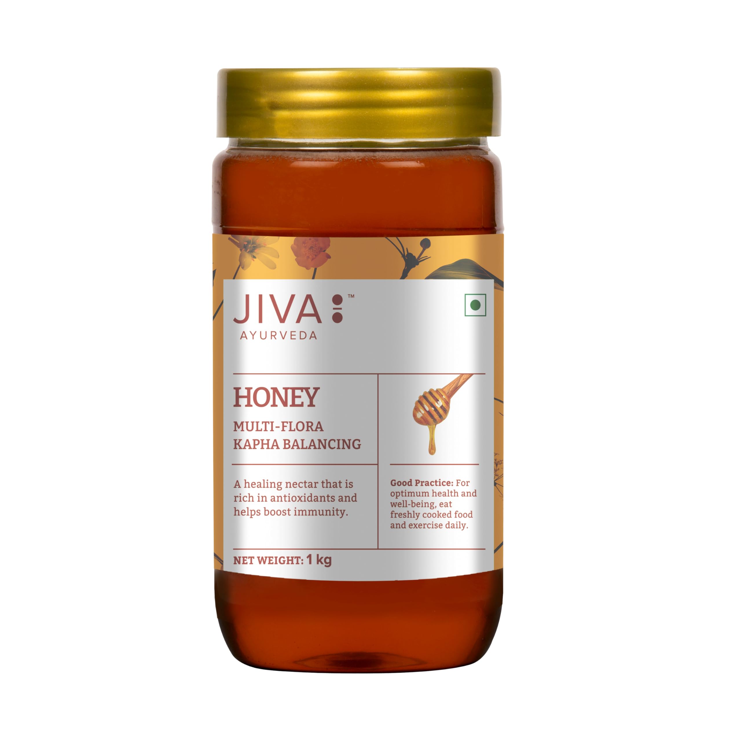 Jiva Multiflora Honey 1 Kg | 100% Pure With No Adulteration | Rich In Antioxidants, Boosts Immunity & Strength | Treats Cold, Cough And Aids in Weight Management (Pack Of 1) (B07GN9CWXB) Amazon Price History, Amazon Price Tracker