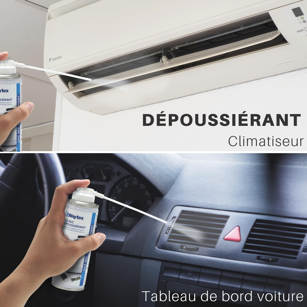 Confezione da 12 bombolette per spolverare aria secca 5 bar, 200 ml, pulizia elettronica potente per tastiere, PC, dispositivi, griglie di ventilazione con tubo flessibile