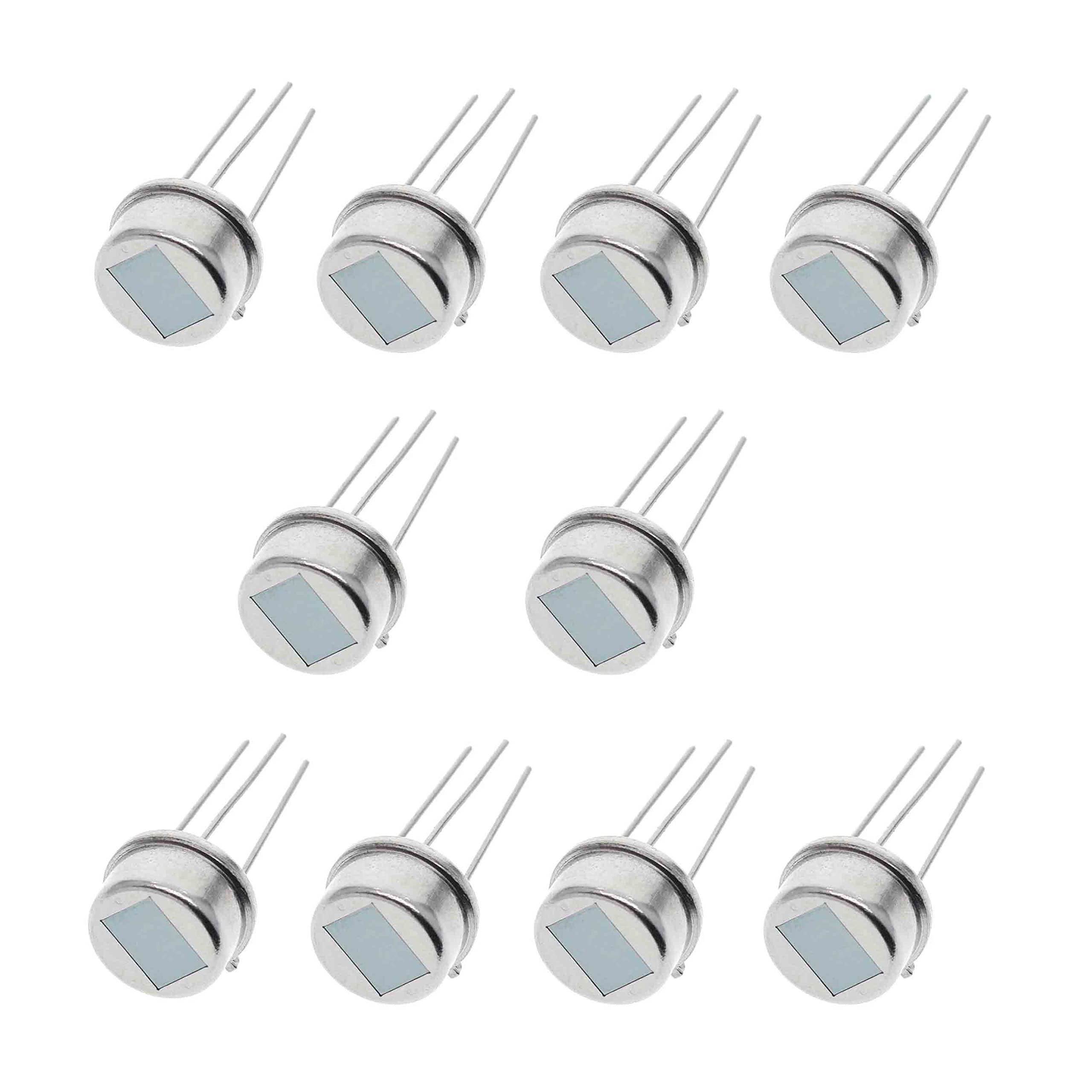 HiLetgo 10PCS RE200B Pyroelectric Infrared PIR Motion Sensor Modules