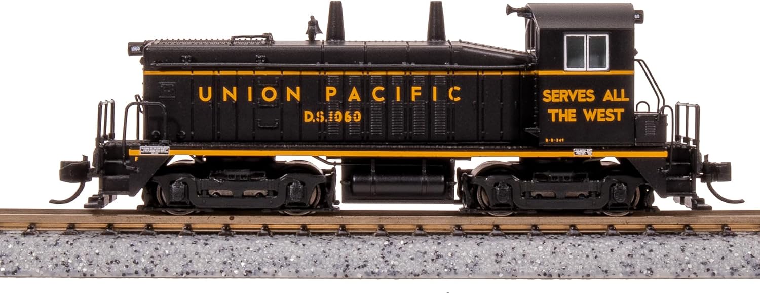 Broadway Limited 7501 EMD NW2, UP 1073, Black w/Yellow, Paragon4 Sound/DC/DCC, N Scale
