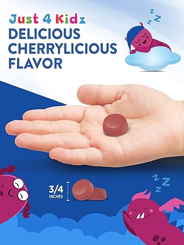 Miniatura 4 de Nature's Truth Gomitas de melatonina para niños  1 mg  40 unidades  Gomitas veganas, sin OMG y sin gluten  Sabor a cereza