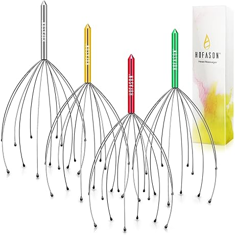 HOFASON 4 Pack Head Massager: Christmas Gift Ideas For Women