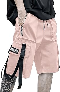 XYXIONGMAO Techwear Shorts Mens Cargo Cyberpunk Hip Hop Gothic Japanese Streetwear Men Tech Wear Tactical Goth Pants