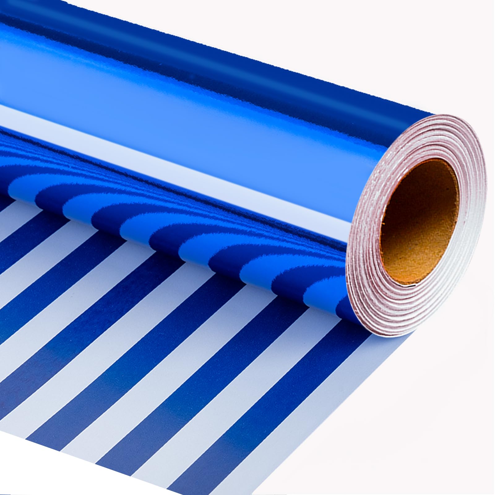 Merture Metallic Wrapping Paper Roll - 17 In X 32.8 Ft(46.5 sq.ft.)
