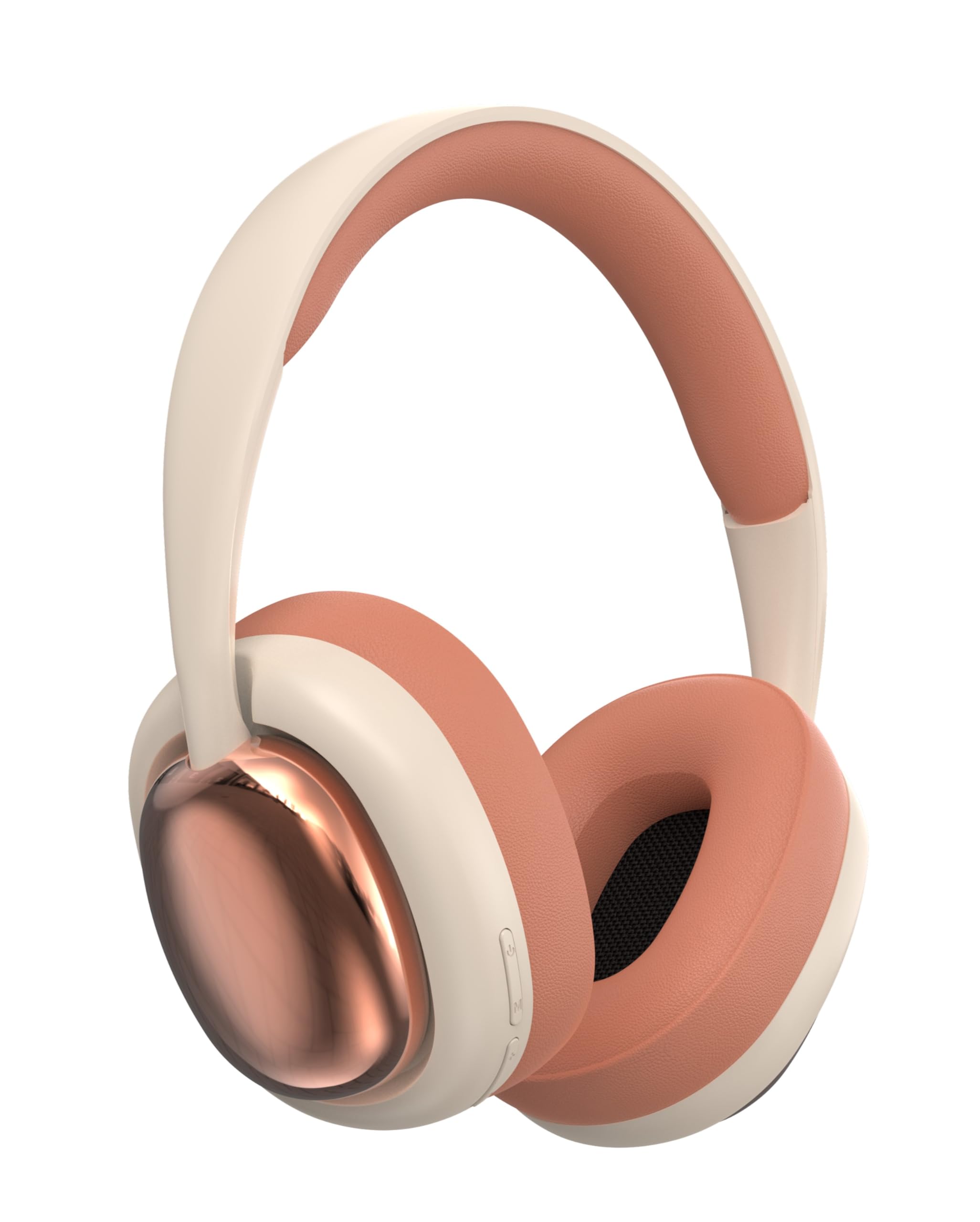 ND NEXT DESTINATION Auriculares Inalámbricos Supraaurales de Bluetooth 5.3 con Bass y Sonido Estéreo Casco de Diadema con Batería de Larga Duración Audífono Moderno de Buen Sonido (Rojo)