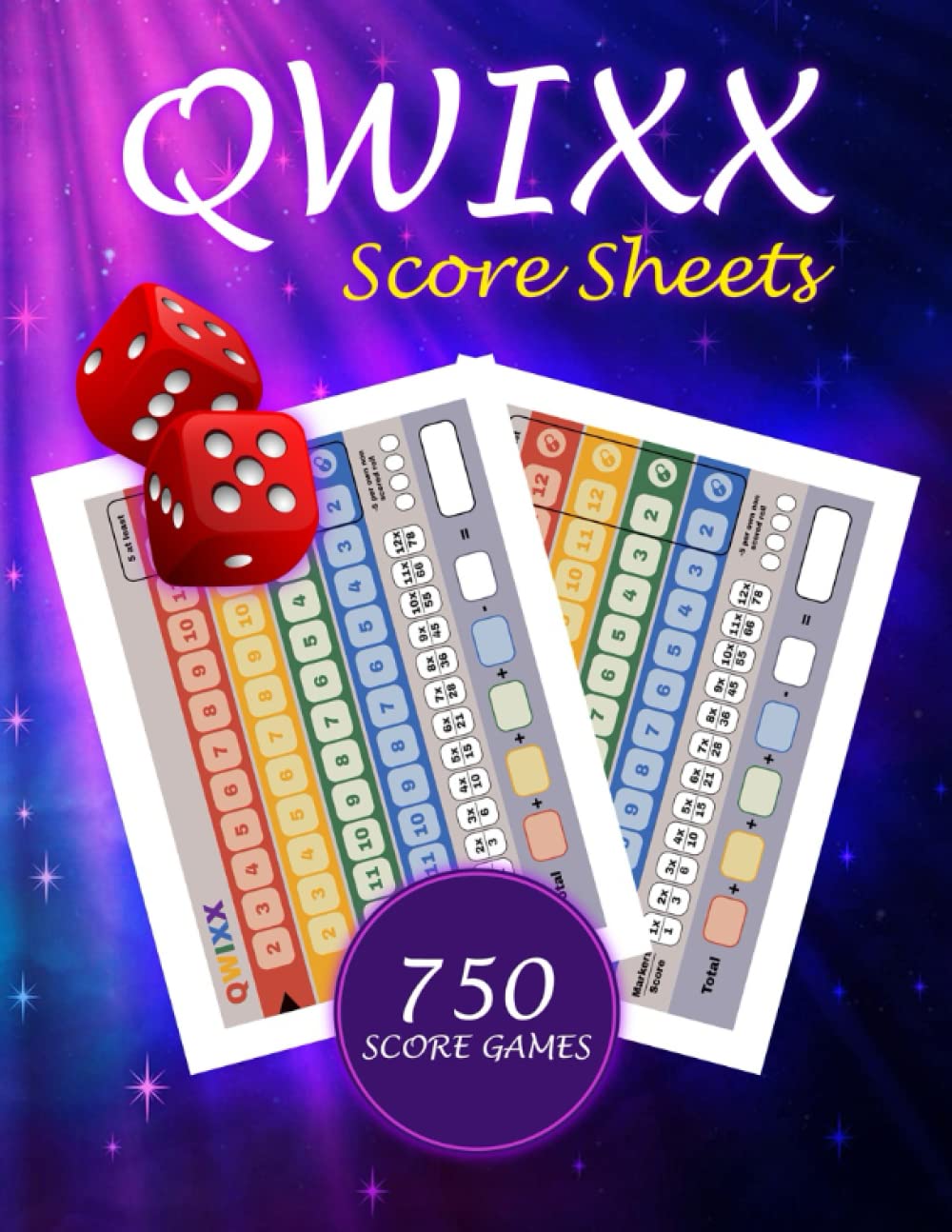 Qwixx Score Sheets 750 Score Pads - 71 FYSvDfoL