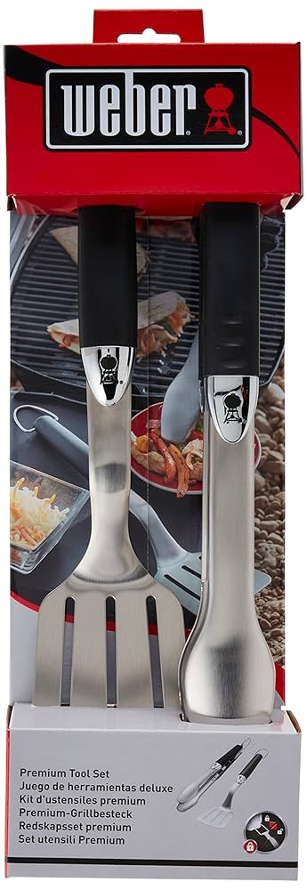 新品　weber ウェーバー　ポータブルツールセット　3ピース Amazon | WEBER（ウェーバー） ステンレス バーベキューツール