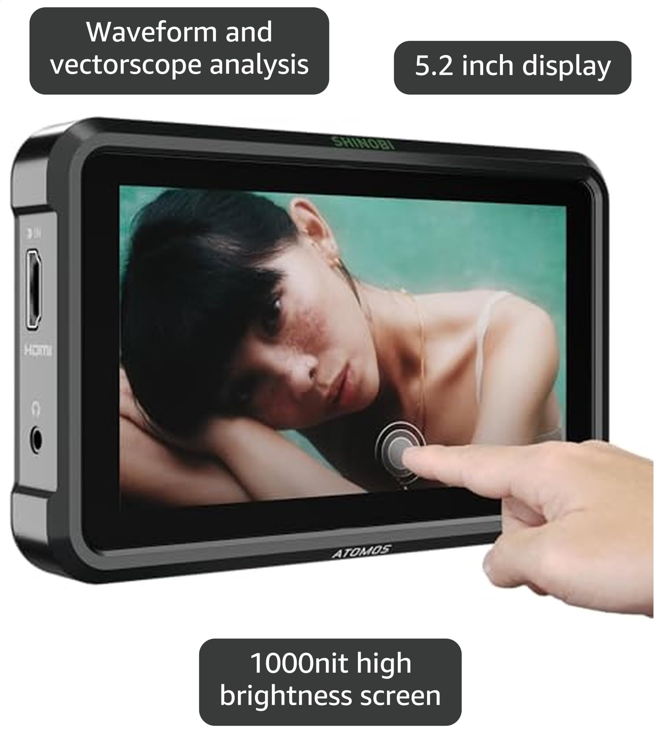 Amazon.com : Atomos Shinobi 5-inch HDMI 4K Monitor : Electronics