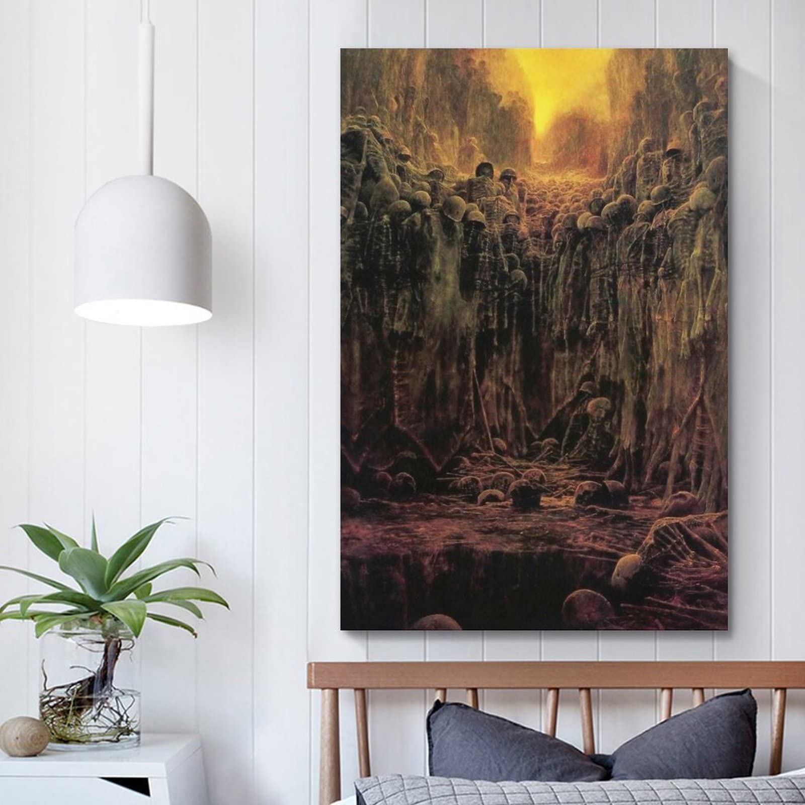 JAHER Surrealist Work No.4 by Zdzisław Beksinski Art Poster Wall