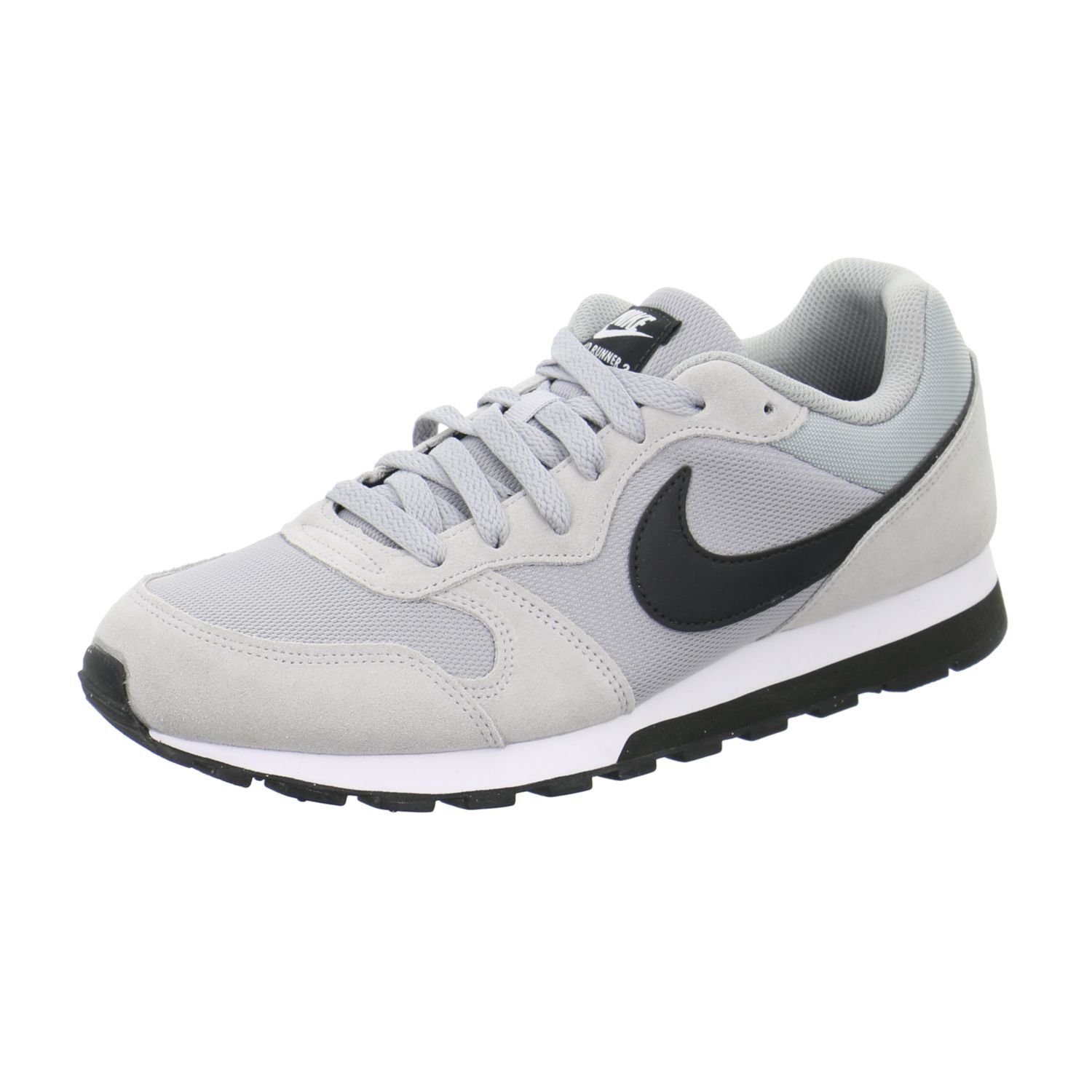 Nike Men's Nike Md Runner 2 Shoe, Men's Sneakers, Grey (Wolf Greyblackwhite 001), 6 UK (40 EU)