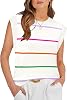 WIHOLL Tanques para Mujer Verano Ligero Suéter Moda Ropa Cuello Redondo Camisetas Manga Capucha Outfit Casual de Negocios OEKO-TEX STANDARD 100 4