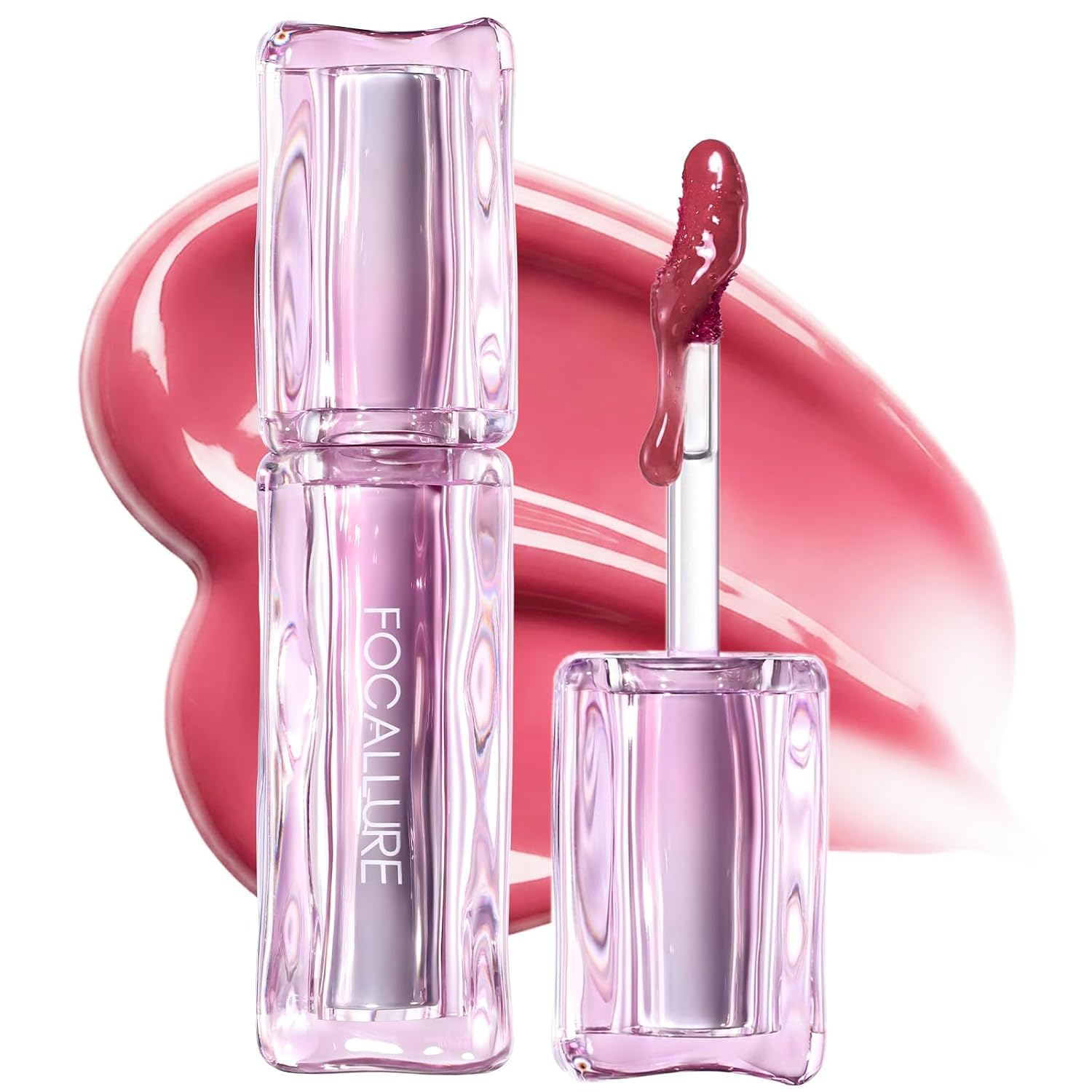 FOCALLURE Lip Tint Stain - Long-lasting, Hydrating, Waterproof, CAMELLIA