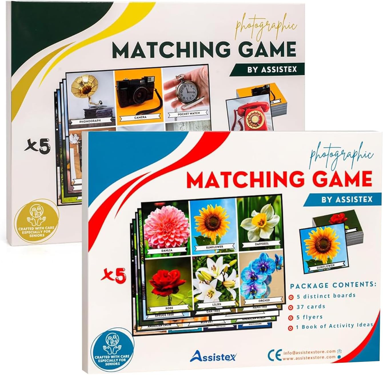Amazon.com: Assistex Matching Game Activity Board - Dementia Activities ...