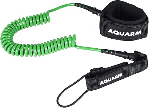 Paddle Board Leash 8/10ft Coiled for SUP & Surf