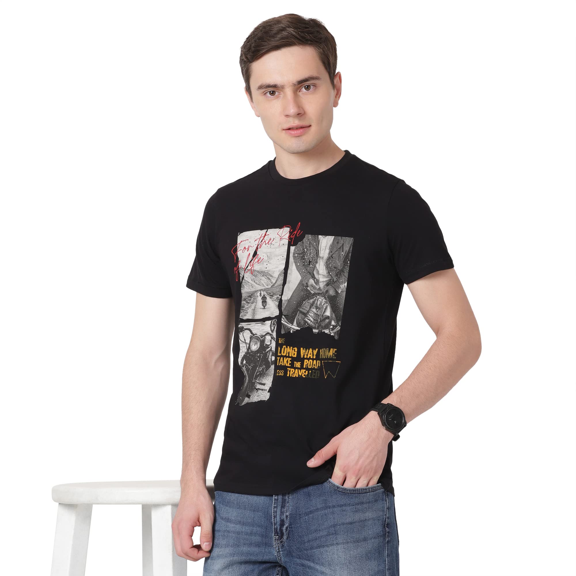 WranglerMen's Solid Slim Fit Tshirts