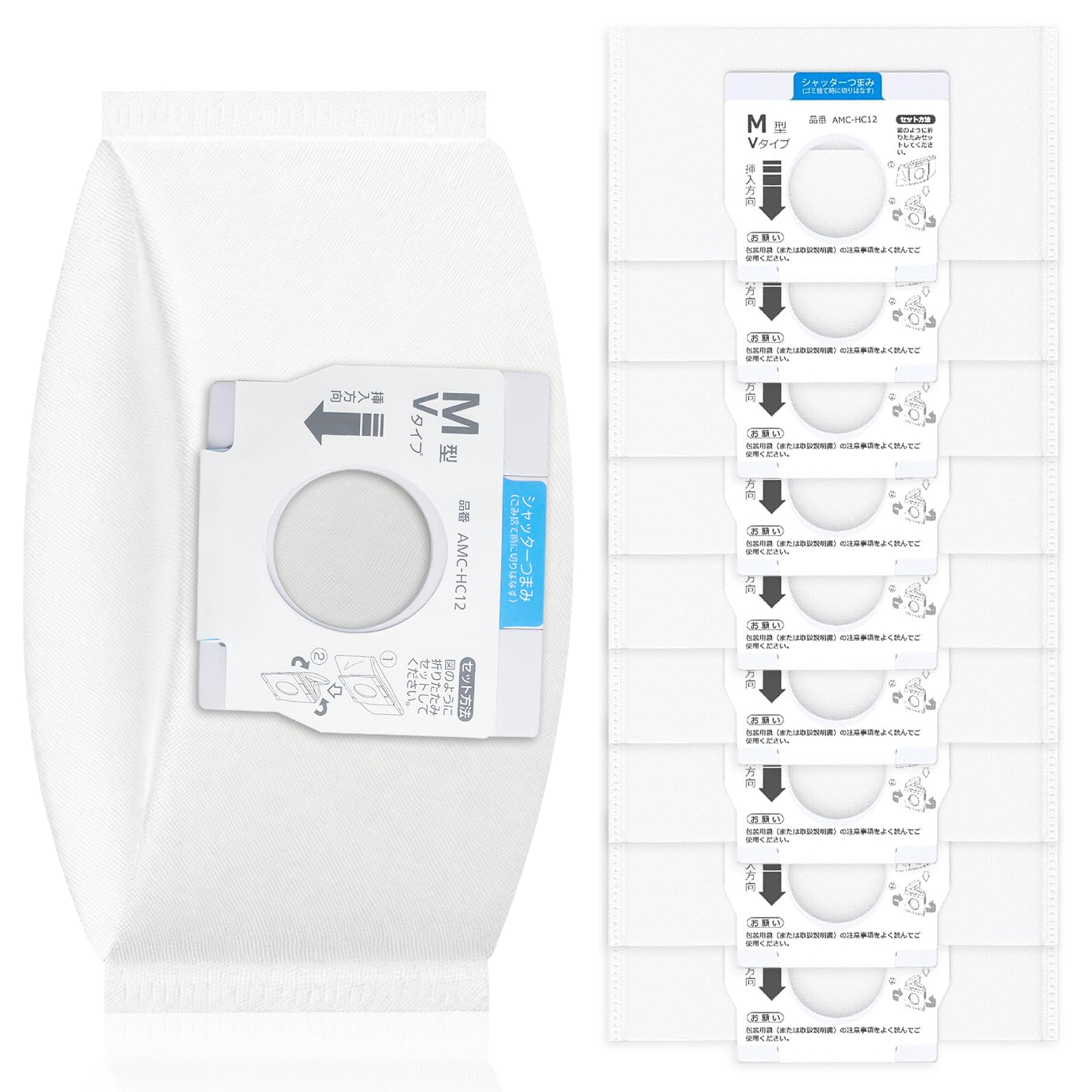 部品のみ　Panasonic 2024年製　MC-JP860K-W Amazon.co.jp: HAOTUNR AMC-HC12 紙パック パナソニック AMC-NC6 交換