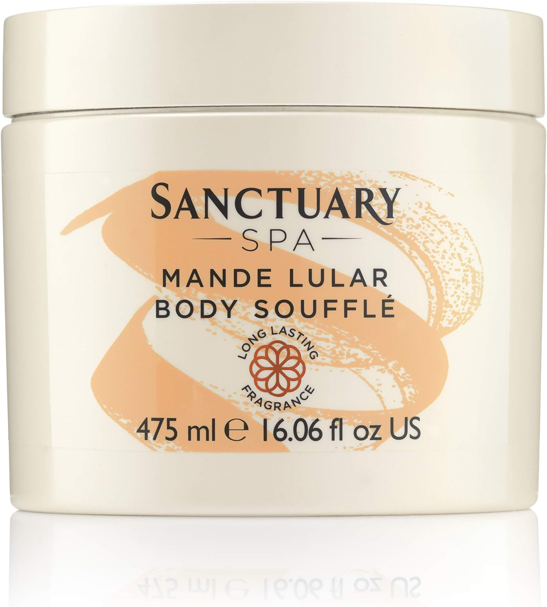Sanctuary Spa Body Moisturiser, Whipped Crème Body Souffle with Shea Butter and Vitamin E, 475 ml