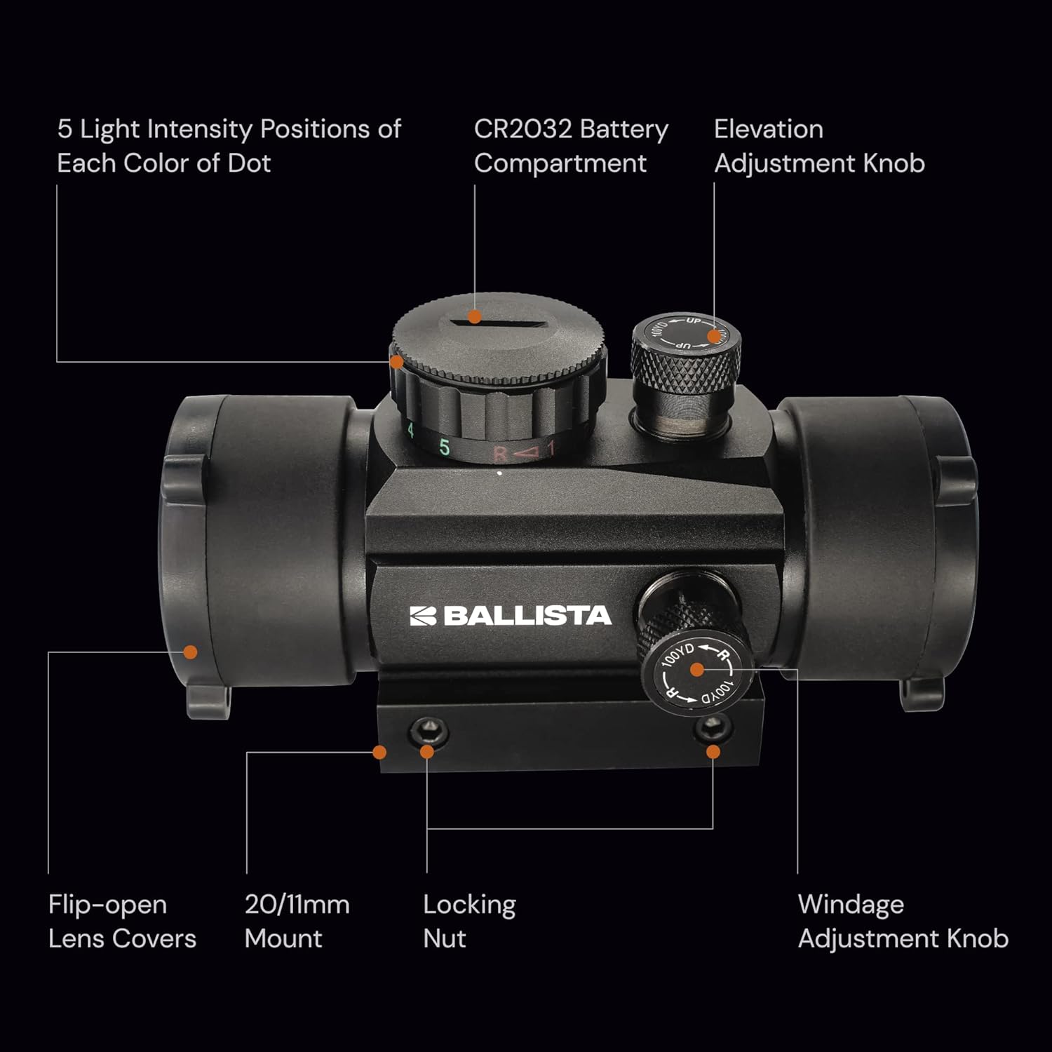 BALLISTA Hunting Bundle: BAT Reverse Draw Compound Mini Crossbow, Small Crossbow for Fishing and Target w/Red Dot Sight & 6 Hunting Sting Bolts 13